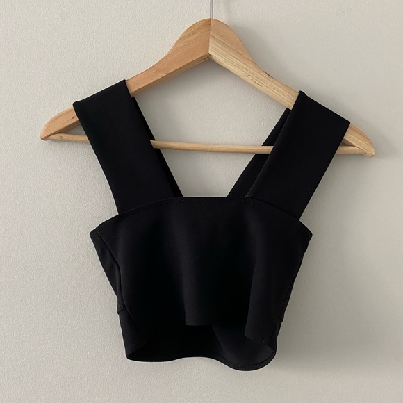 Abercrombie Black Crop Top - Picture 5 of 5